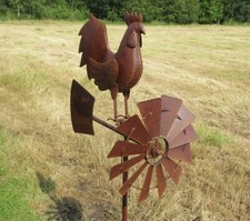 WINDRAD WETTERFAHNE HAHN