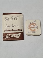 4x Klinkenfeder, Sperrfeder für ETA  980  Ersatzteil Uhr