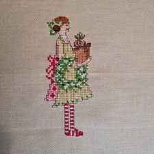 Gartenkind mit Blumentopf