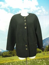 rabenschwarze, nicht zu dicke, GEIGER Walkjacke Jacke DW153 Trachtenjacke Gr.42