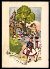 Künstler liesel - künstler-ak,