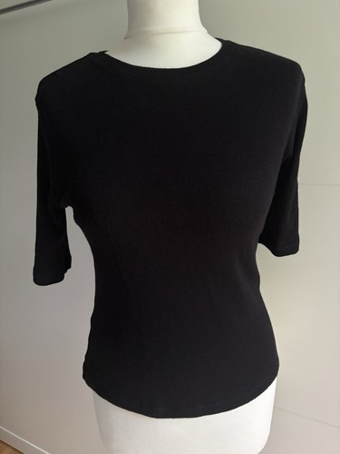 Zara kurzarm pullover schwarz - zara, kurzarm-pullover