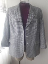 Karierten Damenblazer Gr 48-50