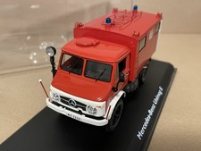 (T-21) Schuco 1:43 MB Unimog 404 S Berufsfeuerwehr Mainz