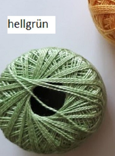 Perlgarn fein hellgrün