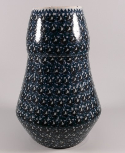 Große vase blau marmoriert - große,