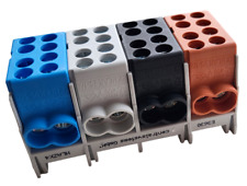 Hauptleitungsabzweigklemme 4 polig für Hutschiene - Strom Verteiler Klemmblock