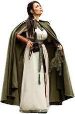 Unisex Mittelalter Umhang Frantz Kapuze Kleidung Damen Herren Hobbit