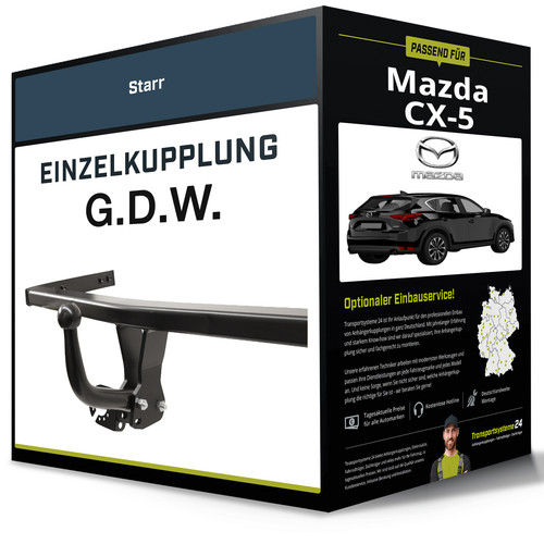 Starre anhängerkupplung für - anhängerkupplung,