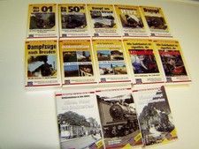 Faszinierende Filme aus der Welt der Bahn, Konvolut, 13x, VHS, Original, Rarität