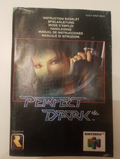 Perfect Dark Nintendo 64 Spielanleitung auch Deutsch N64 sehr Guter Zustand?