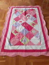 Patchworkdecke Baby Kinder Decke Krabbeldecke von Novitesse 167x113cm