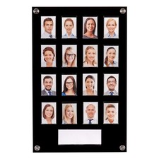 Schwarz 16 Taschen Bild Stab