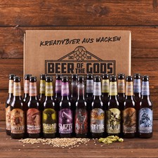 WACKEN BRAUEREI Craft Beer Box 20x0,33l Flaschen Wikinger Bier Geschenk f Männer