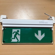 EGUtec 28D/w LED Notlichter Piktogramm Rettungsweg Fluchtweg m. Akku