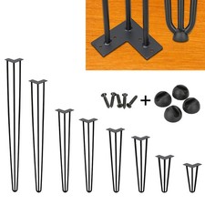 4X Hairpin Legs Tischkufen