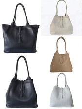 ❤️ Damentasche Schultertasche Handtasche Shopper Bag echt Leder Made in Italy ❤️