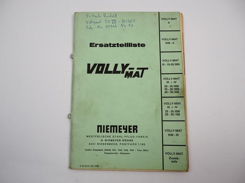 Niemeyer volly mat - ii, nw-ii