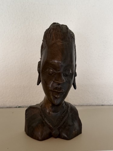 Holz büste afrikanische - büste, /
