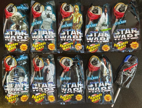 1996 star wars chupa - star, chups