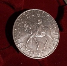 GB One Crown 1977 Elizabeth II