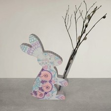 Osterhasen Dekoration mit Vase