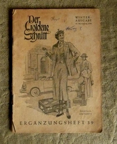 Altes modeheft der goldene - modeheft, "der