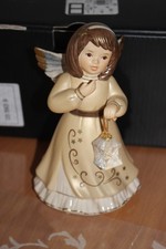 Goebel Engel "Heller Schein" aus Porzellan mit Spieluhr 14,5cm