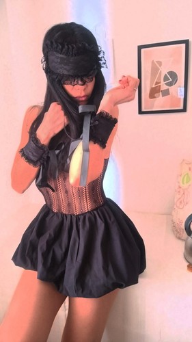 Sexy maske und handschellen - maske,