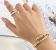 SCHLANGEN ARMREIF MIT