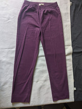 Maas Naturwaren: SchlupfHOSE lila, gekürzt, Biobaumwolle mit Elasthan, Größe 152