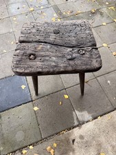 Melkschemel Antik Uralt Dreibein Alles Original