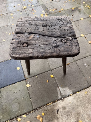 Melkschemel antik uralt - antik,