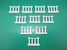 Lego 10 x 30055 Zaun - Elemente Gartenzaun weiß 1x4 Spindelzaun (100822W)
