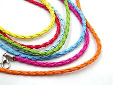 Damen Armband Leder geflochten