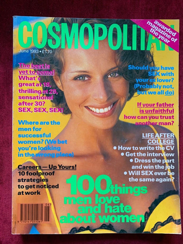 Cosmopolitan magazine - cosmopolitan, (uk)