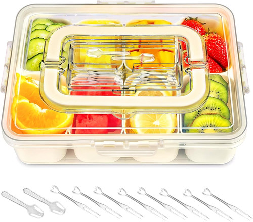 Snackbox mit fächern - snackbox,