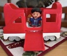 Little People Set Zugwagon rot