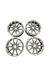 4 x Alu Felge 10 Speichen 6,5J x17 ET 44 5x112 silbern  Mercedes A B GLB GLA CLA