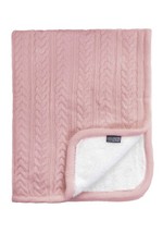 Vinter & Bloom Kuscheldecke Cuddly Dusty Rose – Weiche Babydecke - Wie neu