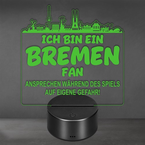 Bremen fan fußball led - bremen,