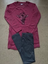 Mädchen Schlafanzug Pyjama lang, Hausanzug ,Freizeitanzug Gr. 164, 2 tlg.