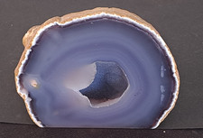 Blauer Achat mit kleiner Druse, 1180g