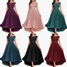 Abendkleid A-Linie Rock Länge Jugendweih Kleider Festlichkleider Chiffon Kleider