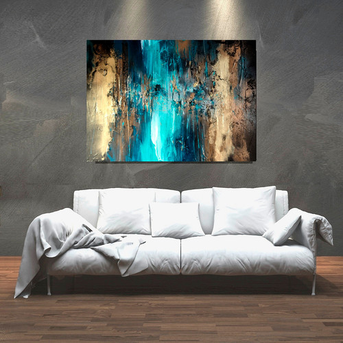Gold abstrakt malerei kunst - abstrakt,