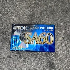 TDK SA 60 High Position Kassette Neuware Cassette IEC II Type 1 Stück