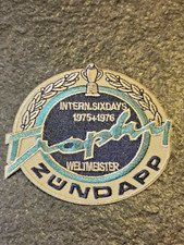 Zündapp Motorrad TROPHY Weltmeister  - Aufnäher Patch Motorrad  Oldtimer Retro