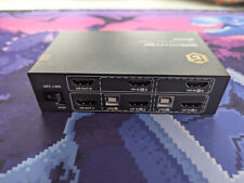 KVM Switch 2 Computer 2 Monitore 4K@60Hz HDMI, 4 USB Anschlüsse