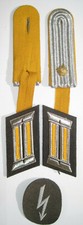 NVA Schulterstücke NVA Effekten Funker NVA Uniformen Leutnant ähnl  .Wehrmacht