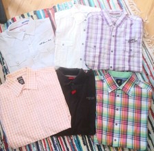 ? 6er Paket Herrenhemden – Markenmix: s.Oliver, Pierre Cardin, Esprit u.a. – Gr